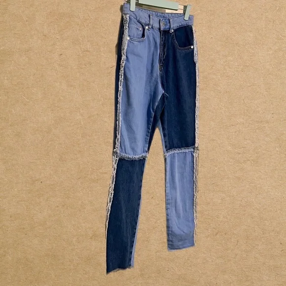 NWT $98 Urban Outfitters | The Ragged Priest | Mixed Panel Exposed Seam - Picture 6 of 16